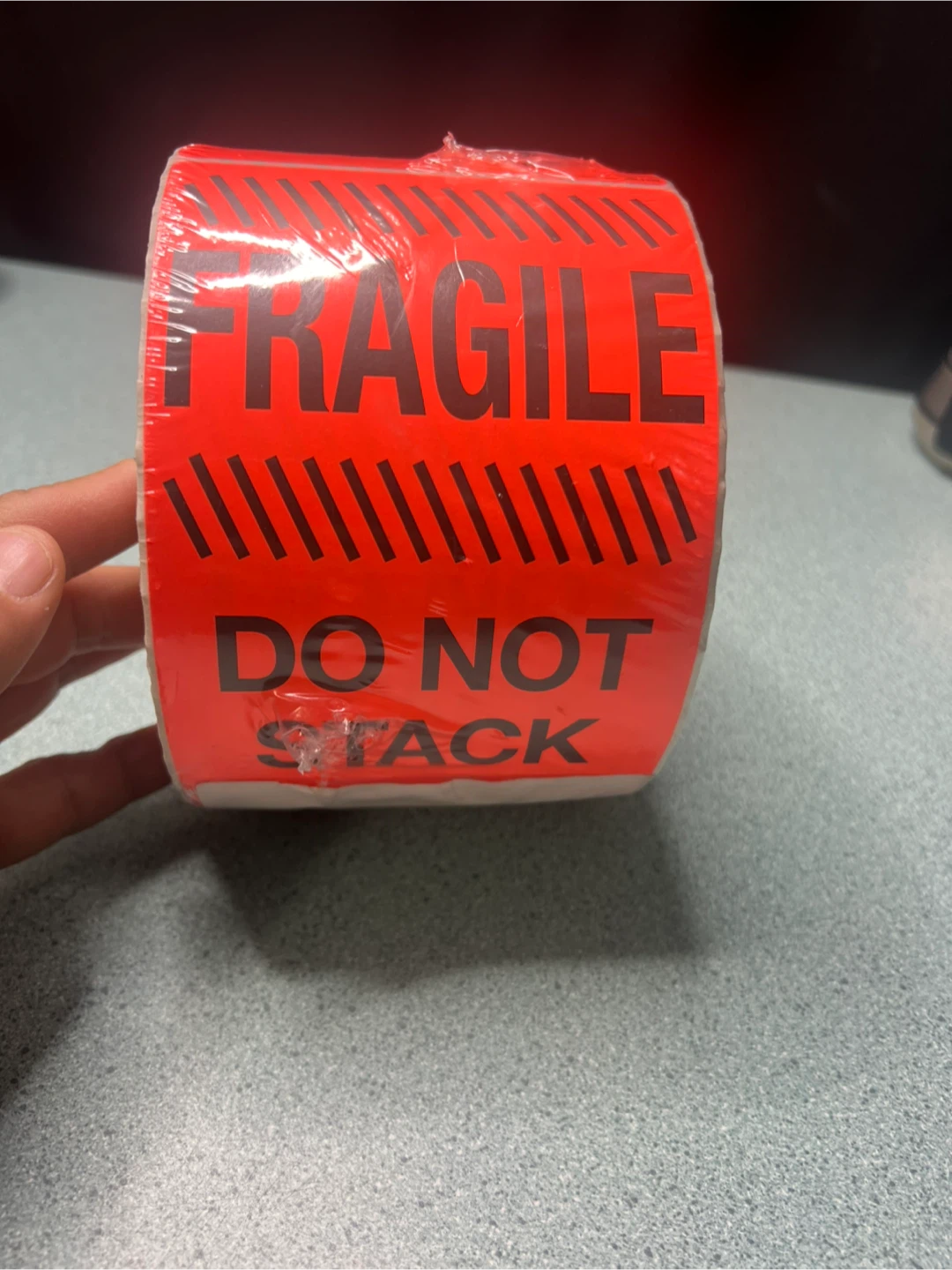 W.B. Mason Fragile Do Not Stack Labels