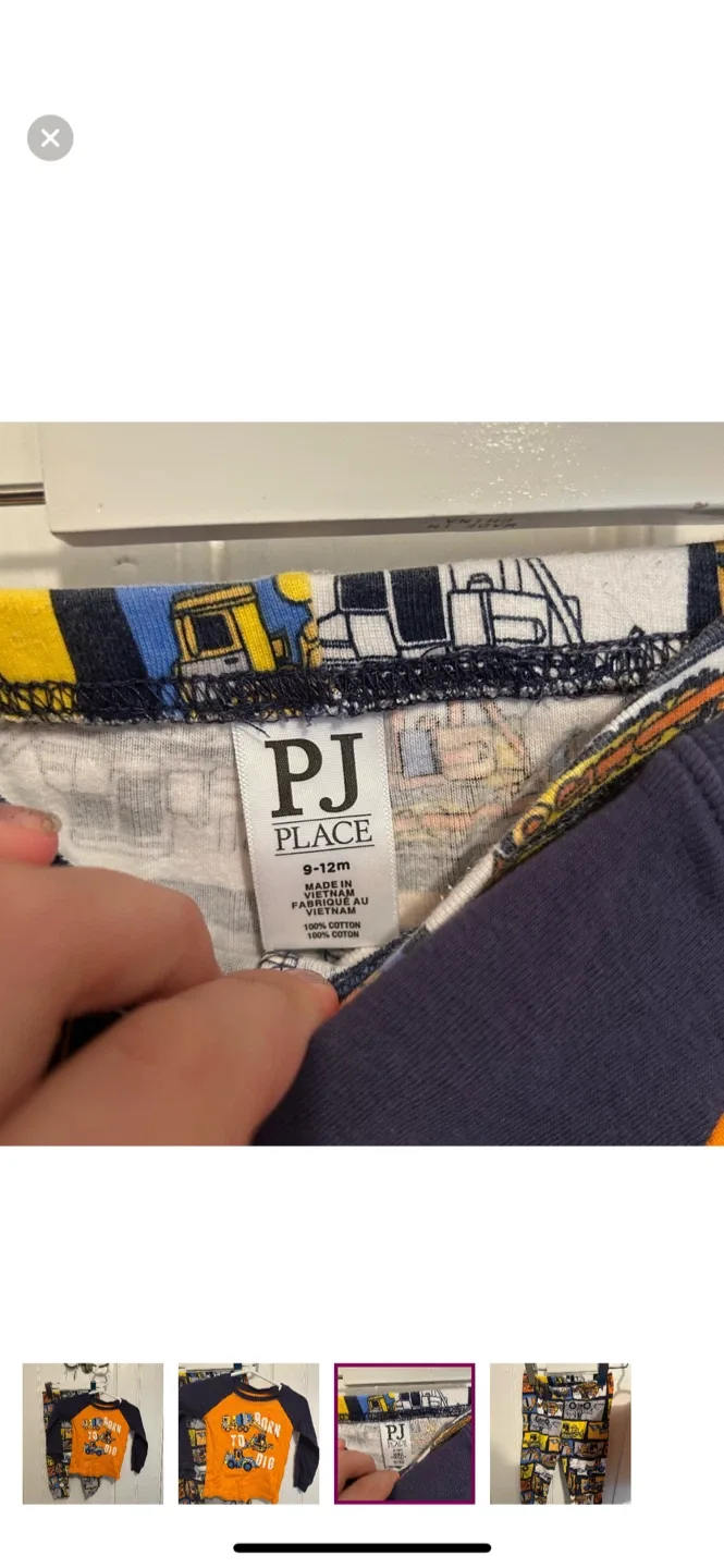 PJ Place 9-12M Pajama Set image indicator(3)