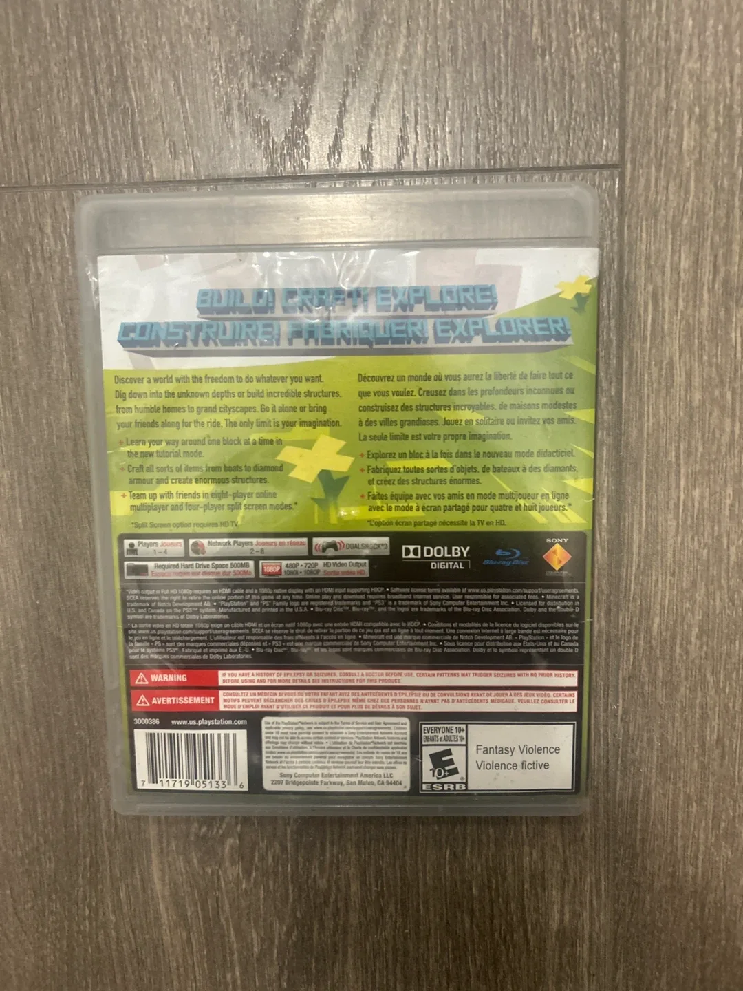 Minecraft PlayStation 3 Edition Game image indicator(3)