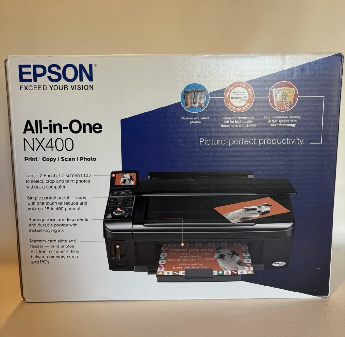 Epson Stylus NX400 All-in-One Printer image indicator(4)