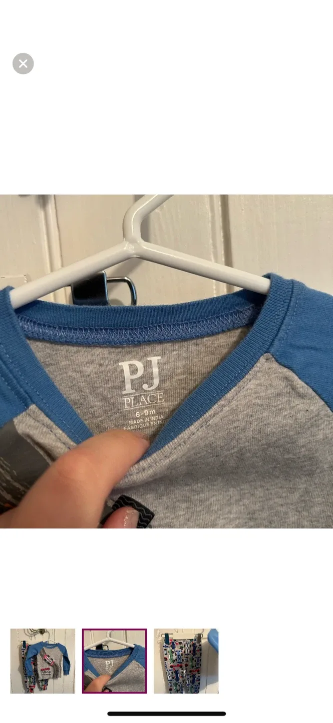 The Children's Place PJ Set 6-9M image indicator(2)