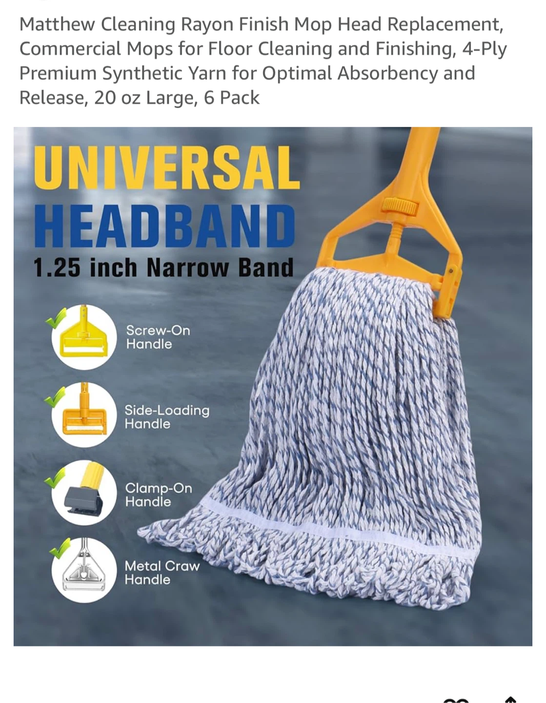 Brand new Mop Head Replacement - photo 5