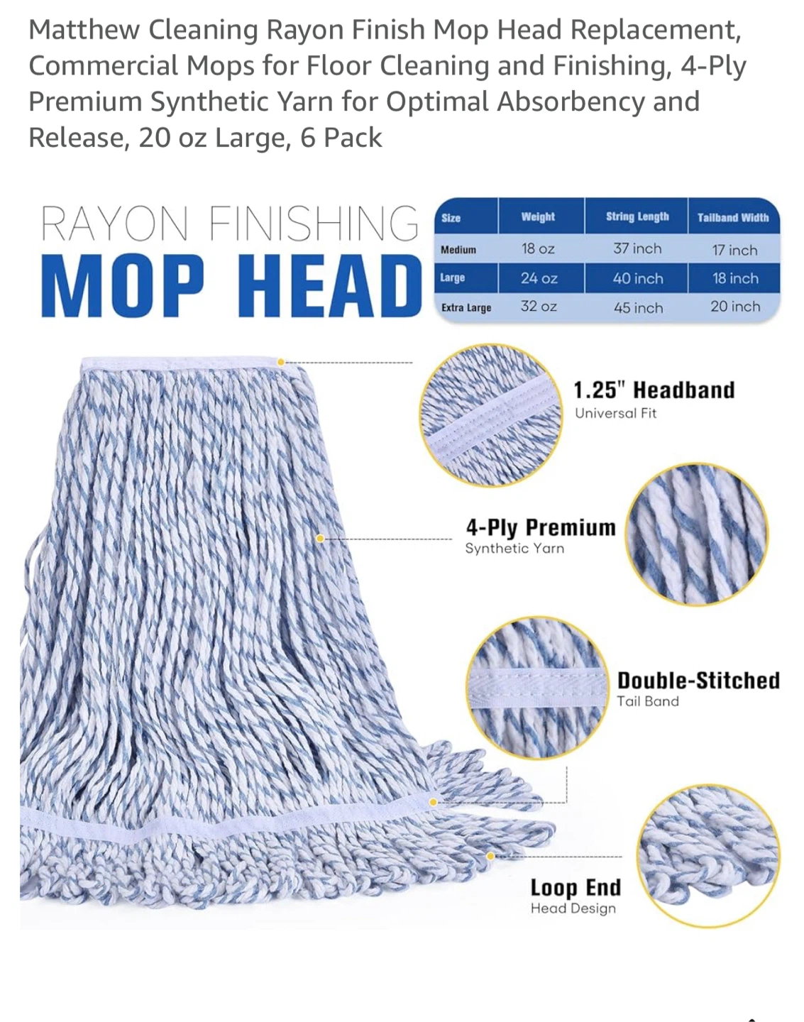 Brand new Mop Head Replacement - photo 3