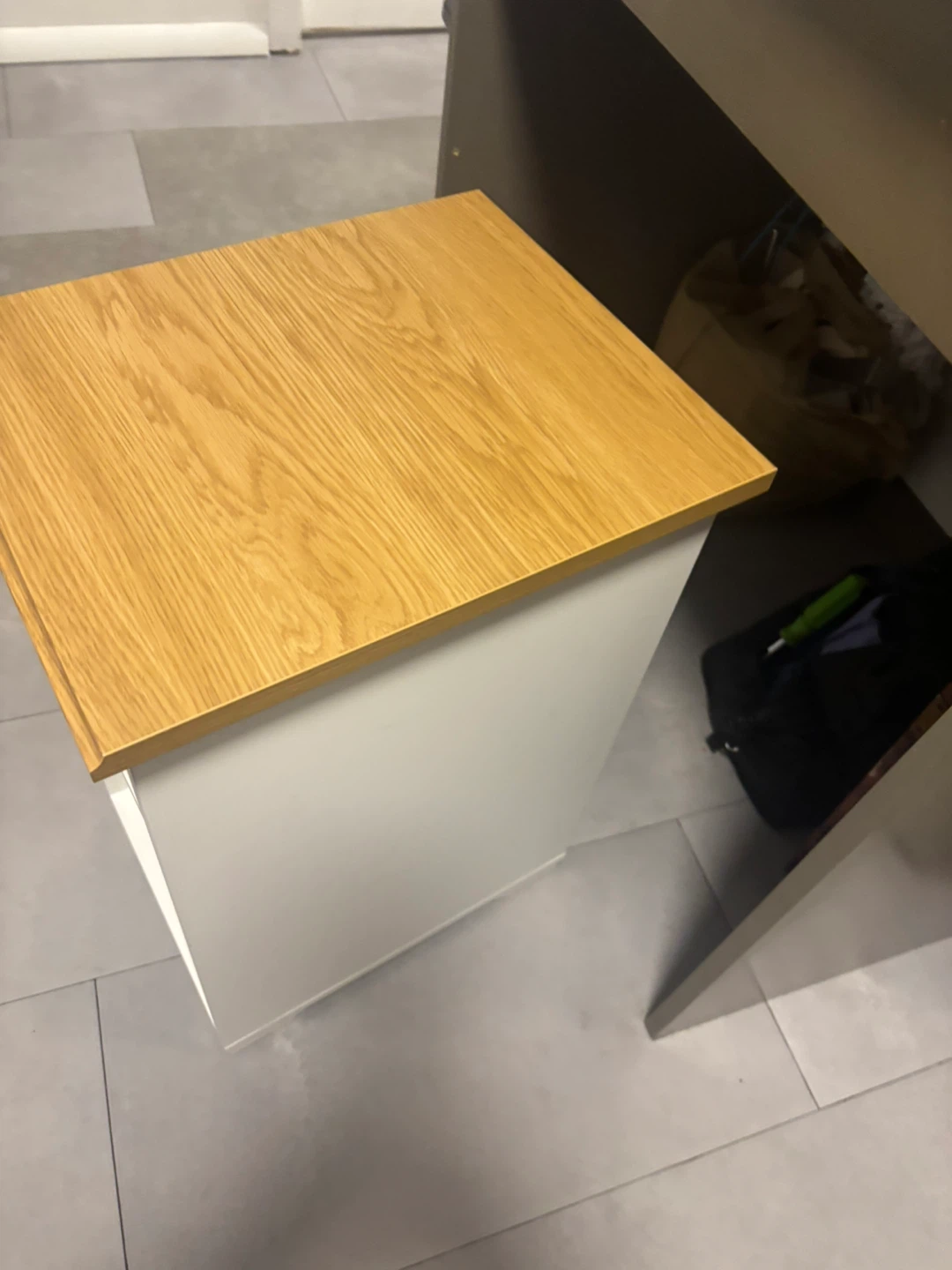 White & Wood Shelf Unit - photo 4
