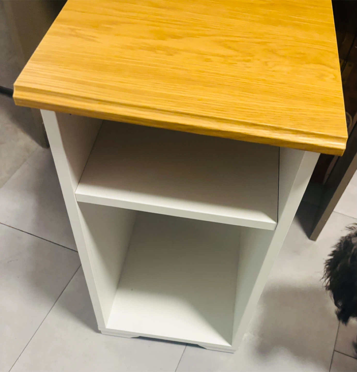 White & Wood Shelf Unit - photo 5