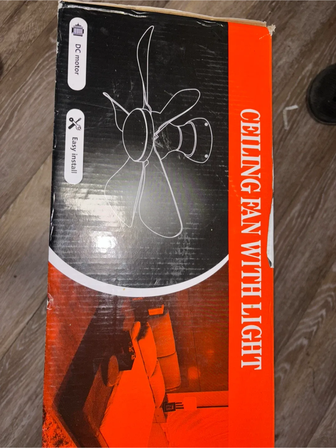 New Ceiling Fan with Light, DC Motor, Easy Install