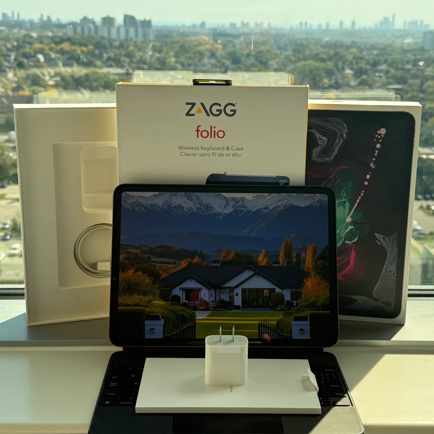 iPad Pro 1st Gen 256gb bundle-Pencil+Zagg keyboard
