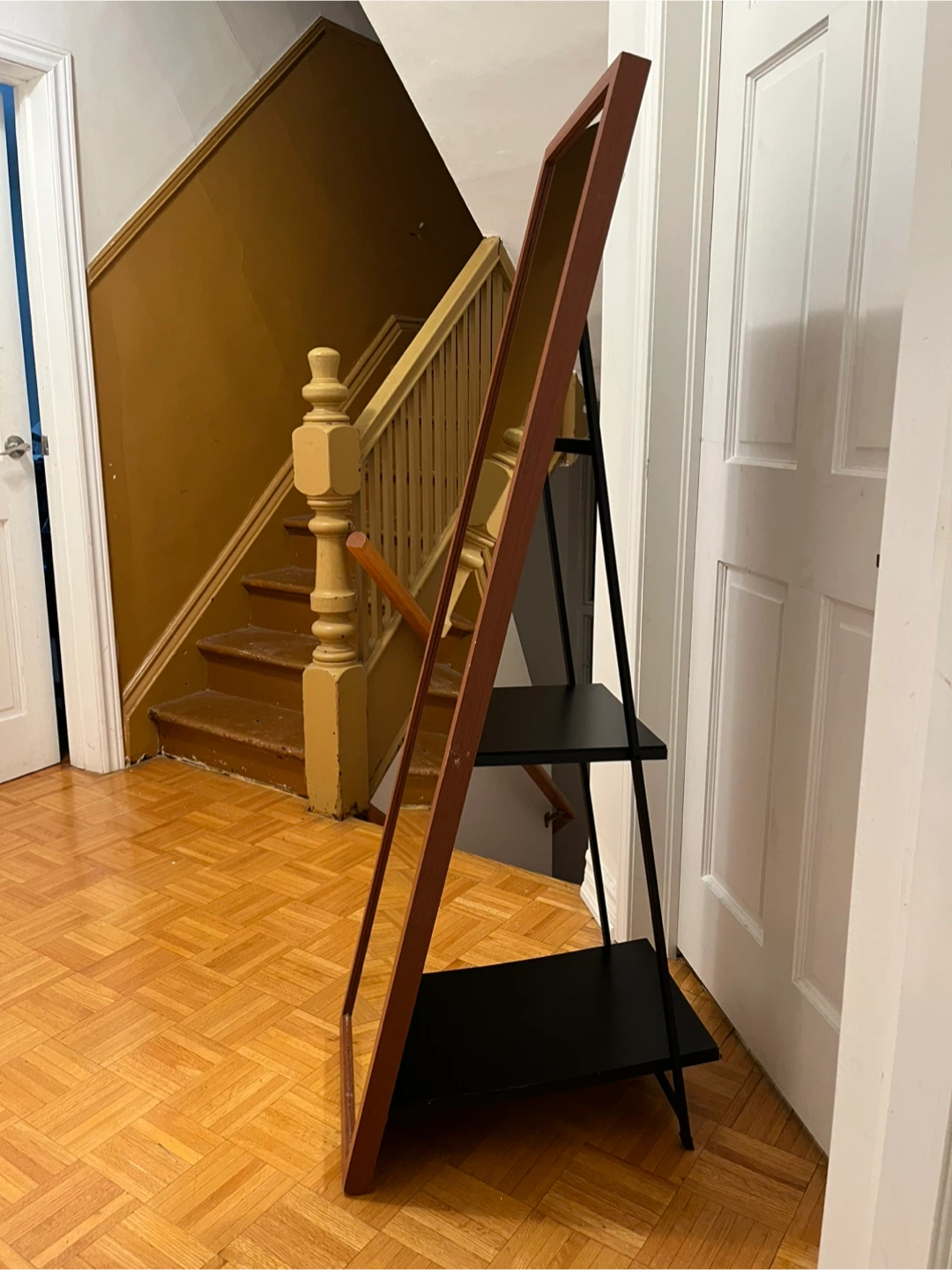 Standing Mirror with Shelves - photo 2