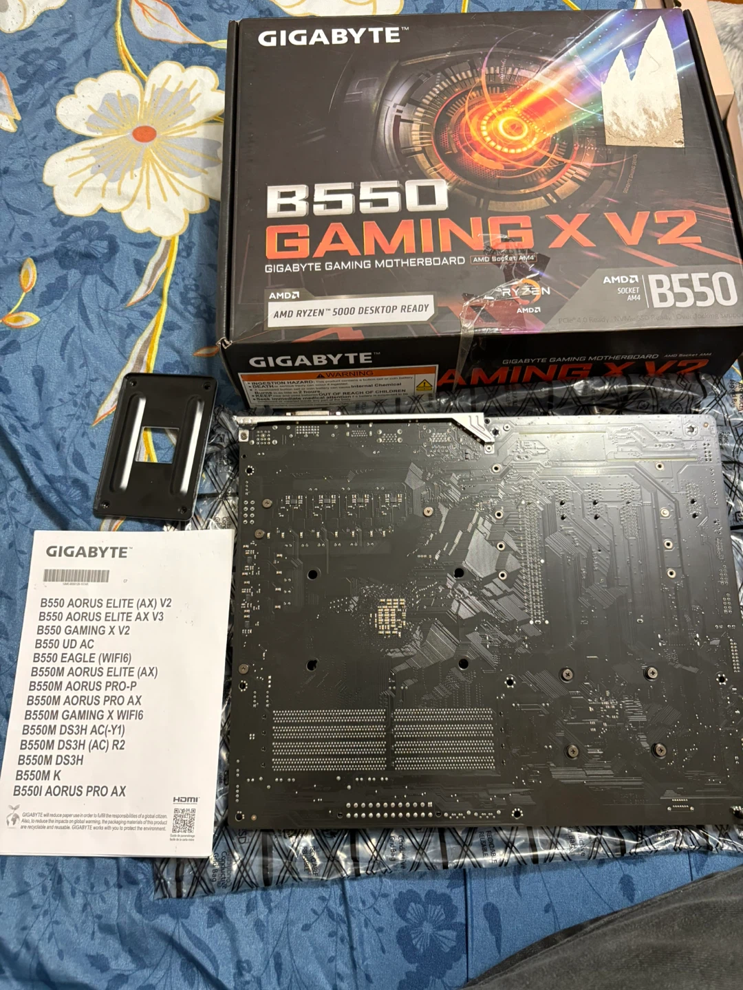 Brand New GIGABYTE B550 GAMING X V2 Motherboard - photo 3