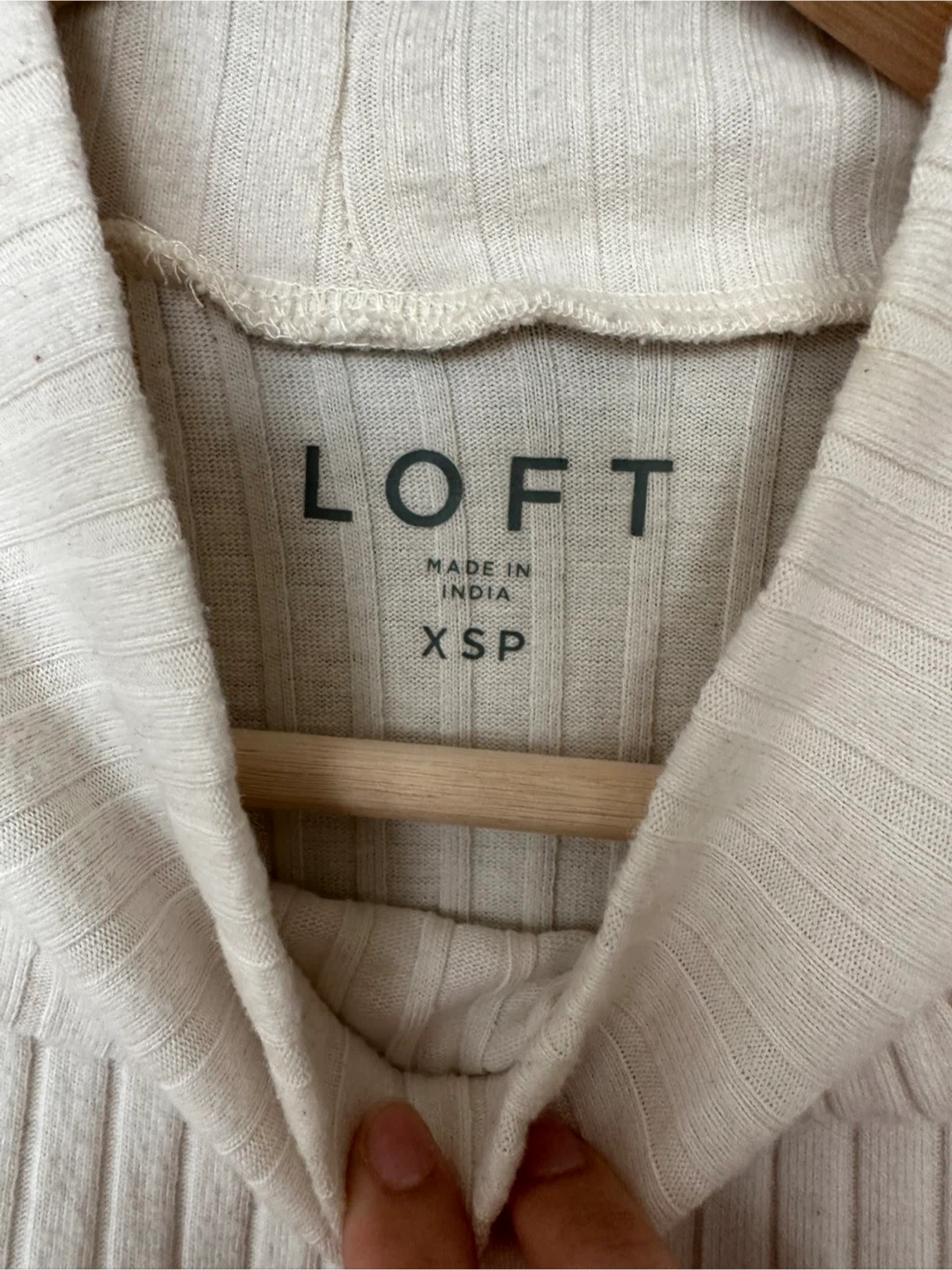 LOFT Ribbed Short Sleeve Top - Size XSP - photo 2