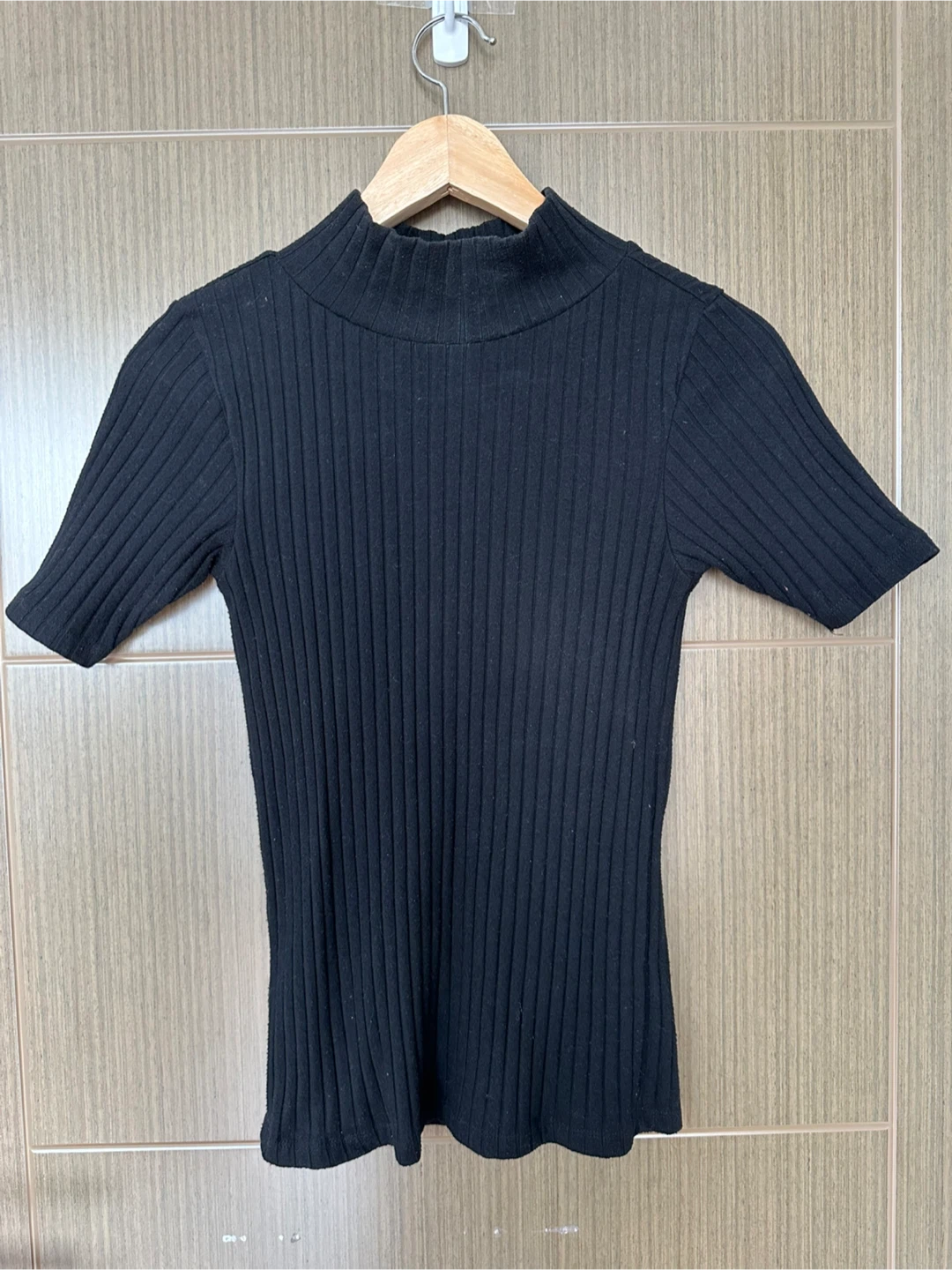 LOFT Black Ribbed XXSP Top - photo 2