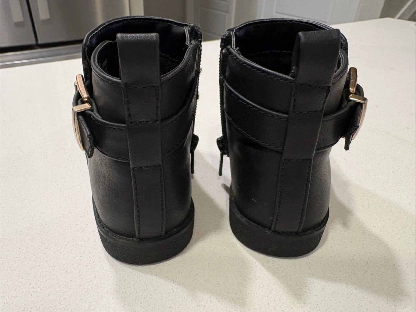 Black Ankle Boots - Size 7 Toddler - photo 4