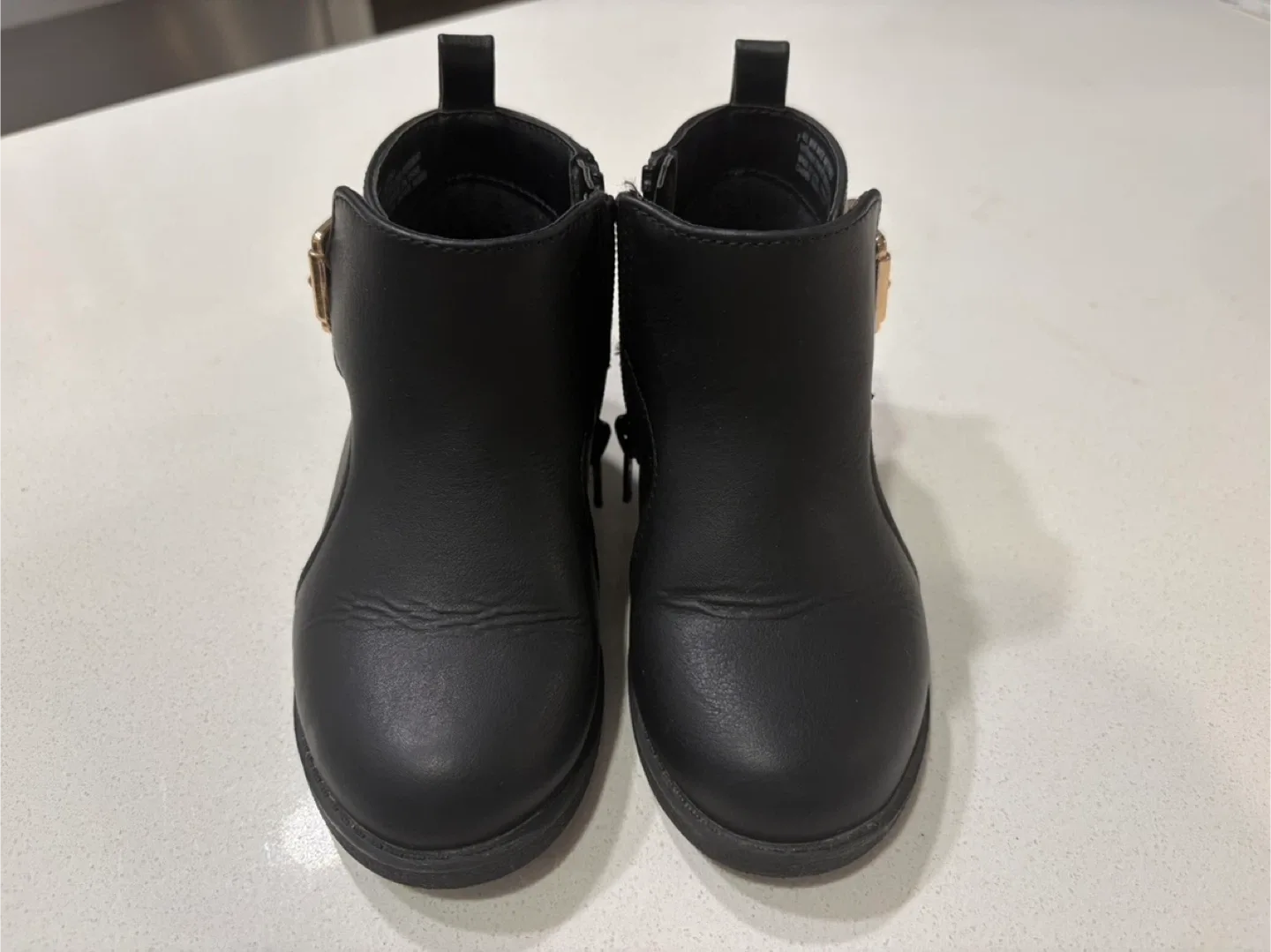 Black Ankle Boots - Size 7 Toddler image indicator(3)