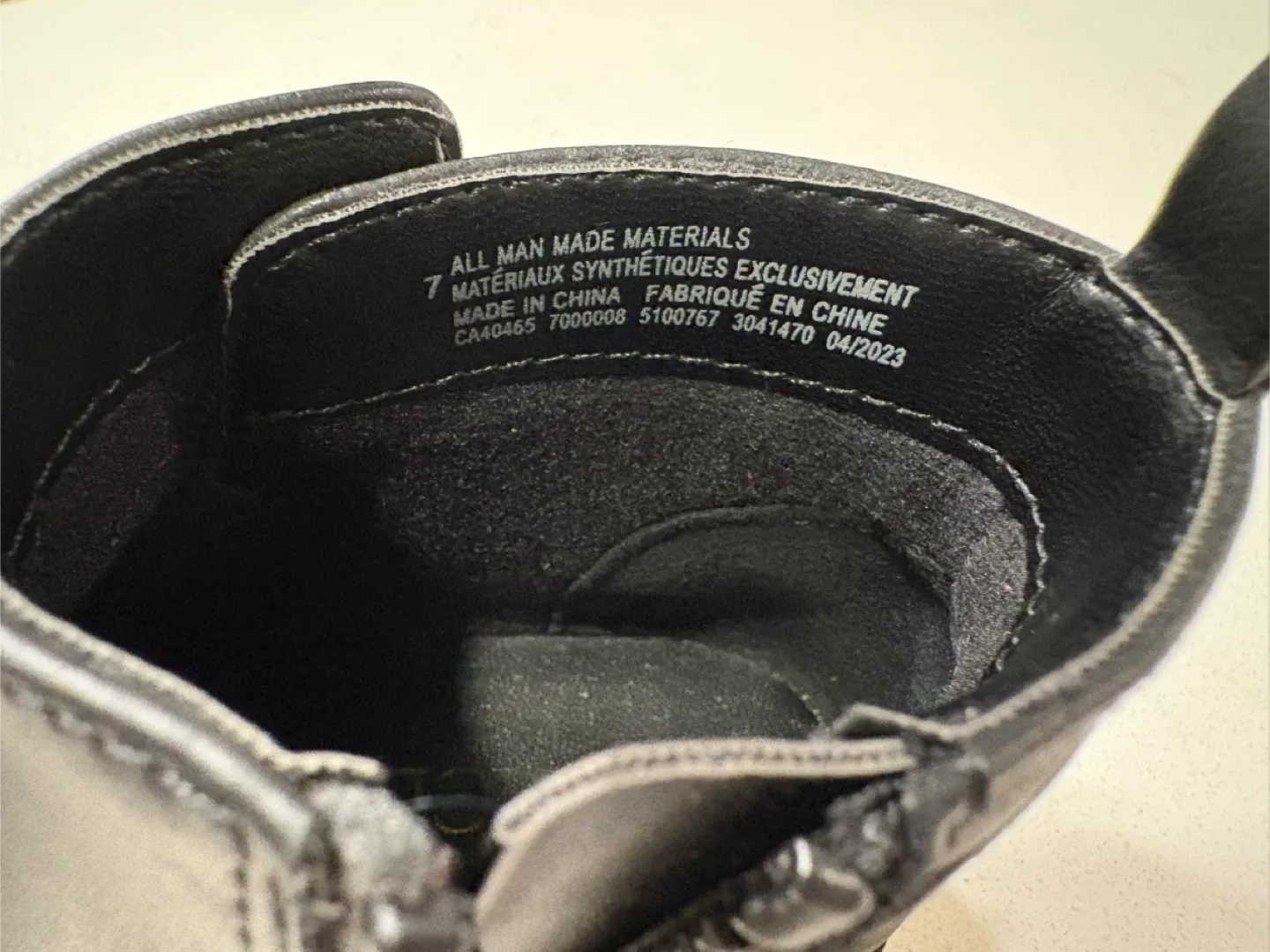 Black Ankle Boots - Size 7 Toddler image indicator(5)