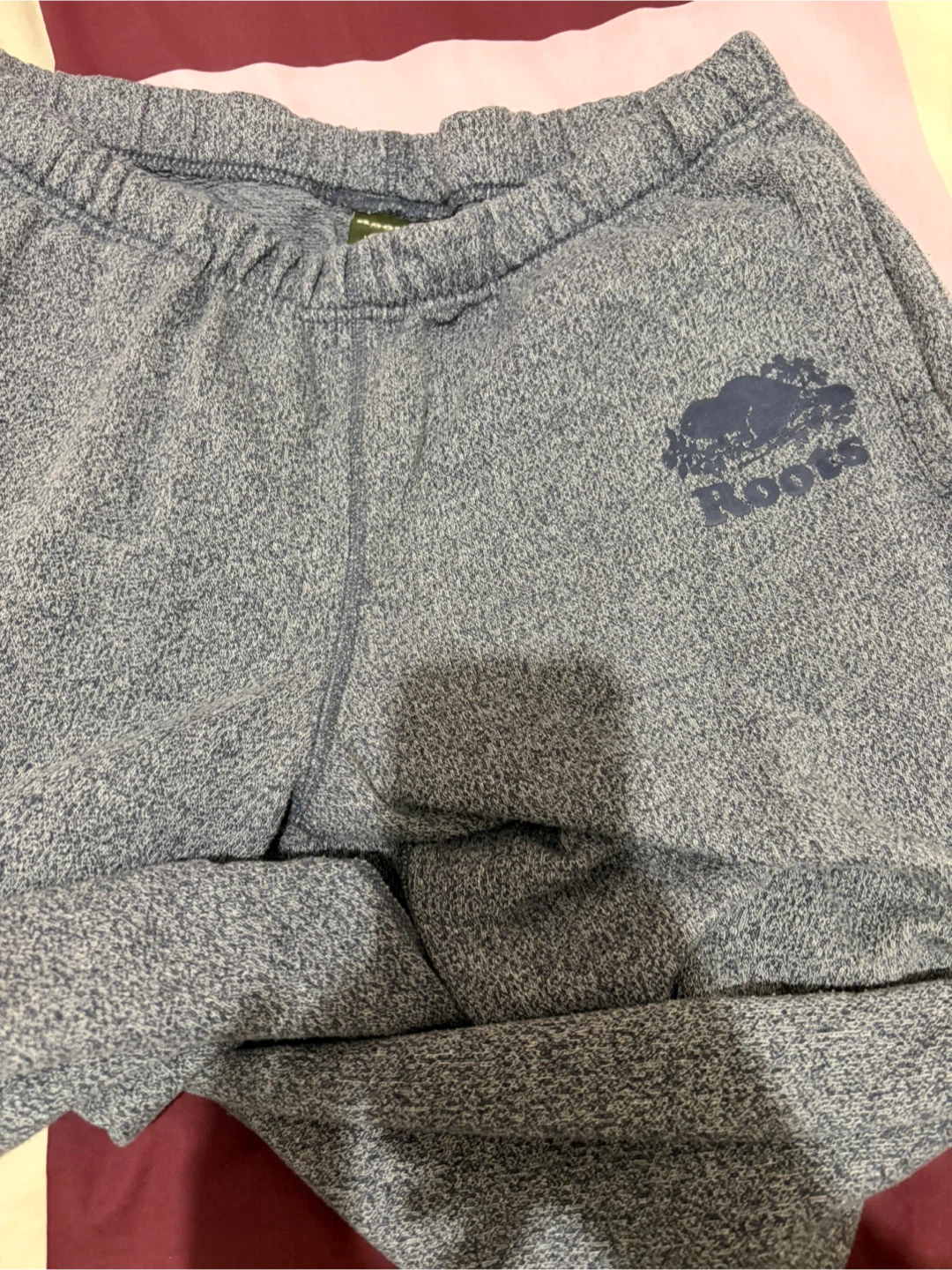 Roots Blue Melange Sweatpants - Size L