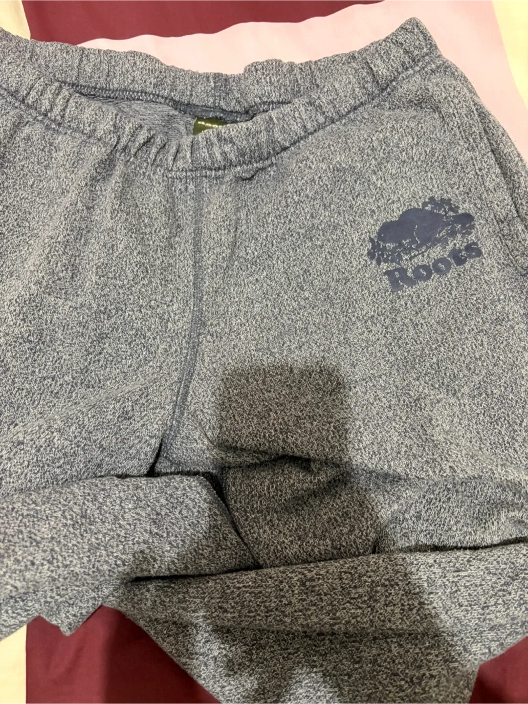 Roots Blue Melange Sweatpants - Size L