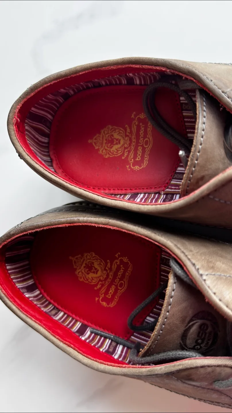 Base London Leather Dress Shoes, Size 43 image indicator(3)