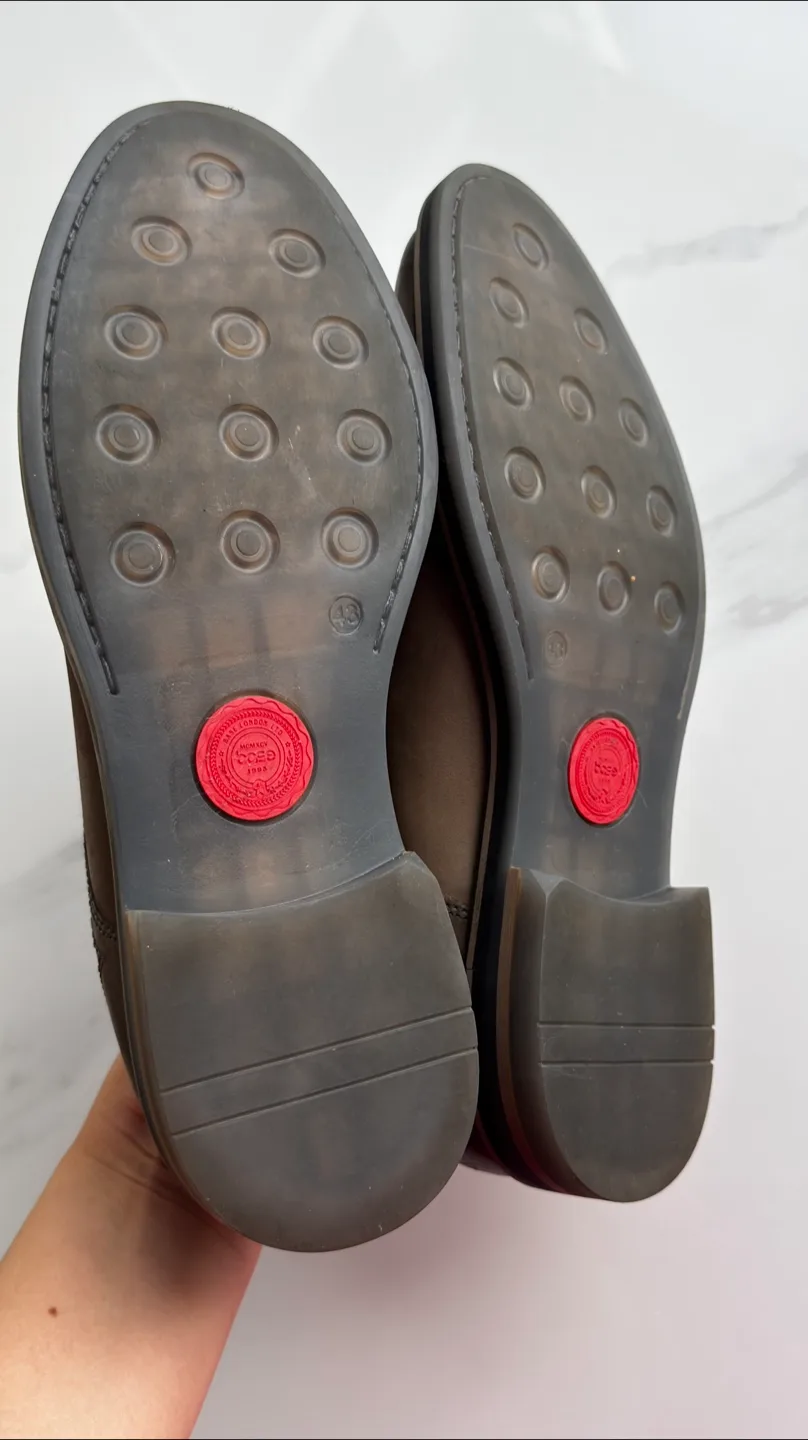 Base London Leather Dress Shoes, Size 43 image indicator(2)