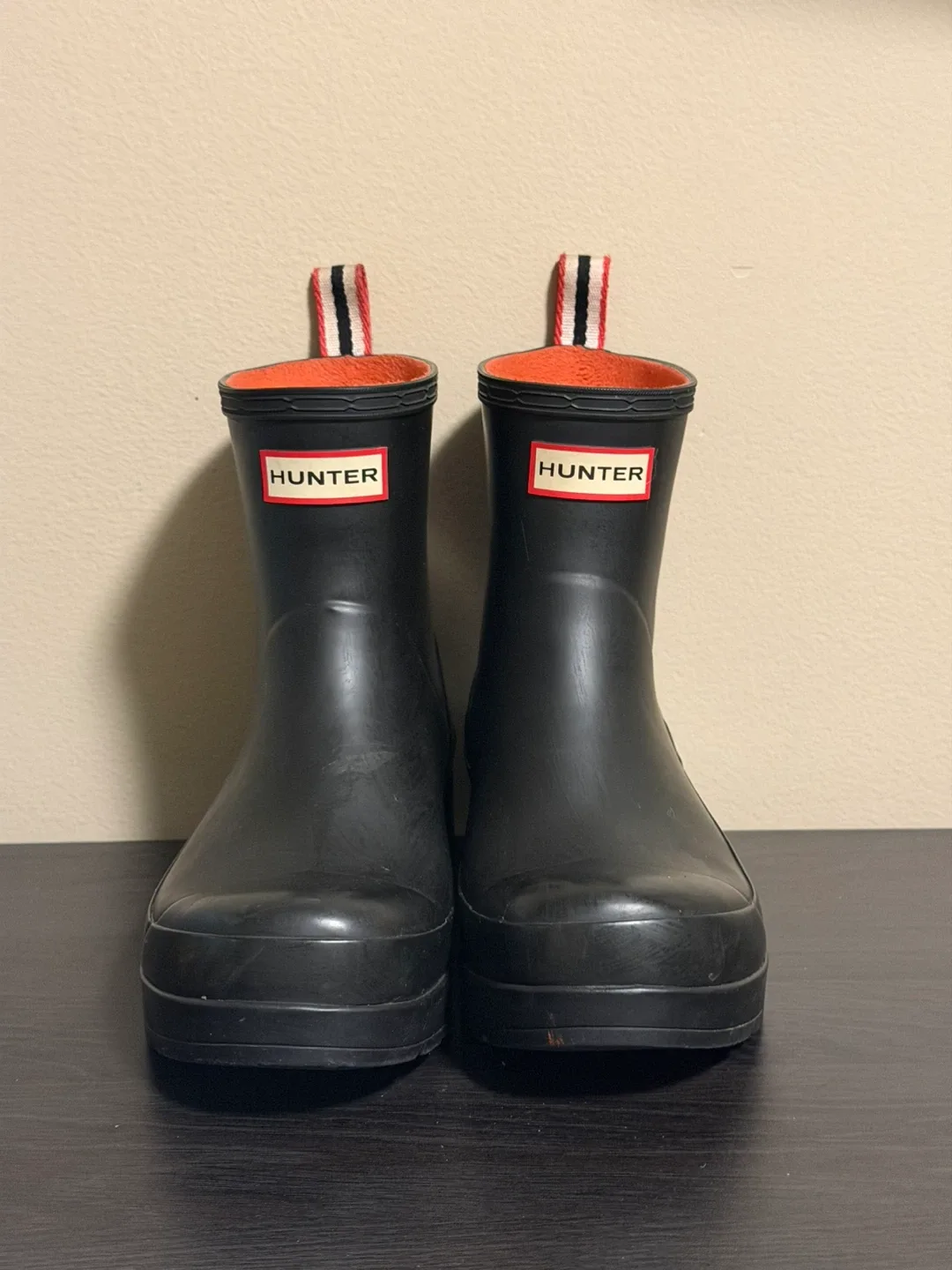 Hunter play insulated rain boots mens US 7