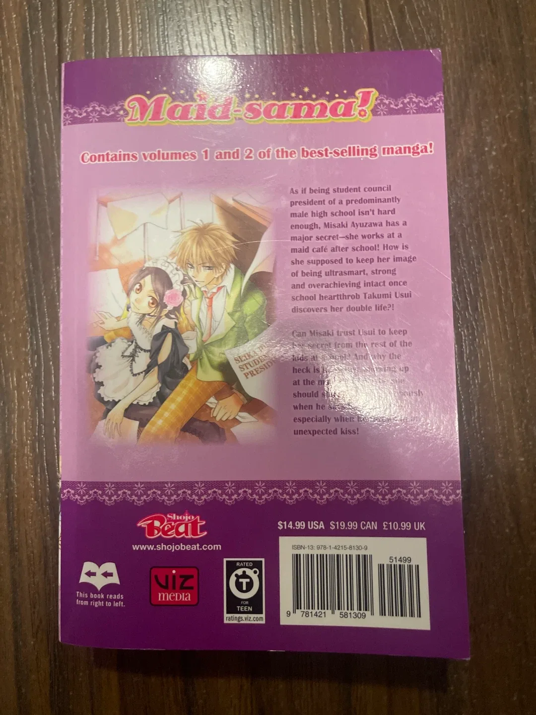 Maid-sama! Manga Volumes 1 & 2 by Hiro Fujiwara image indicator(3)