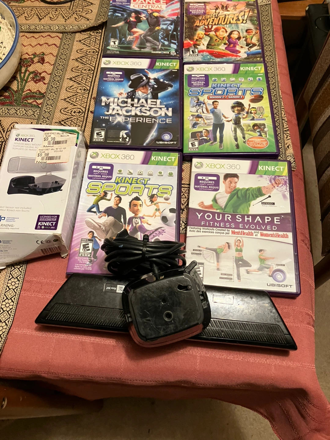 A package Xbox 360 Kinect + Games