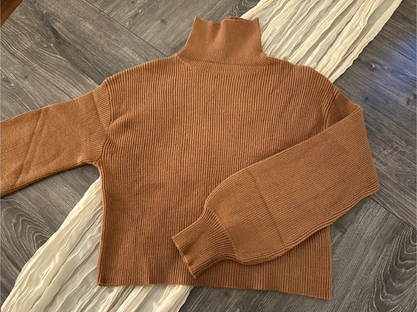 Francesca's Brown Turtleneck Sweater - Women�’s Size L