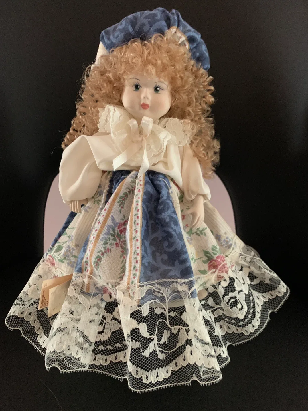 Vintage Italian Doll, H 24 cm, pick up Islington/ Evans