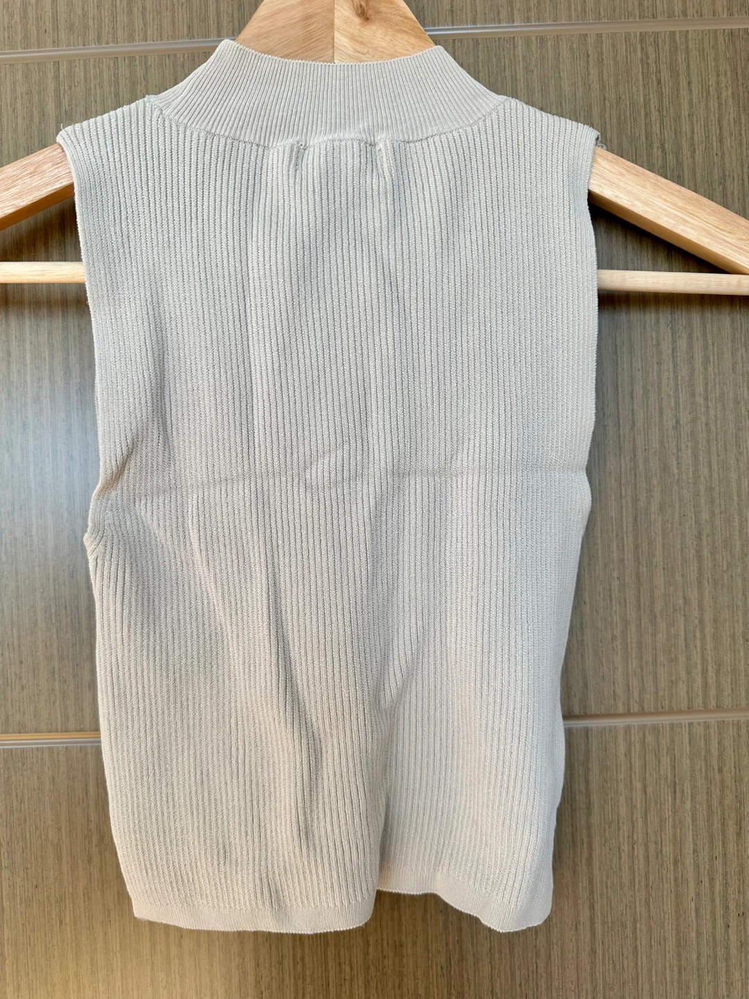 Mango Sleeveless Knit Top - Beige - photo 2