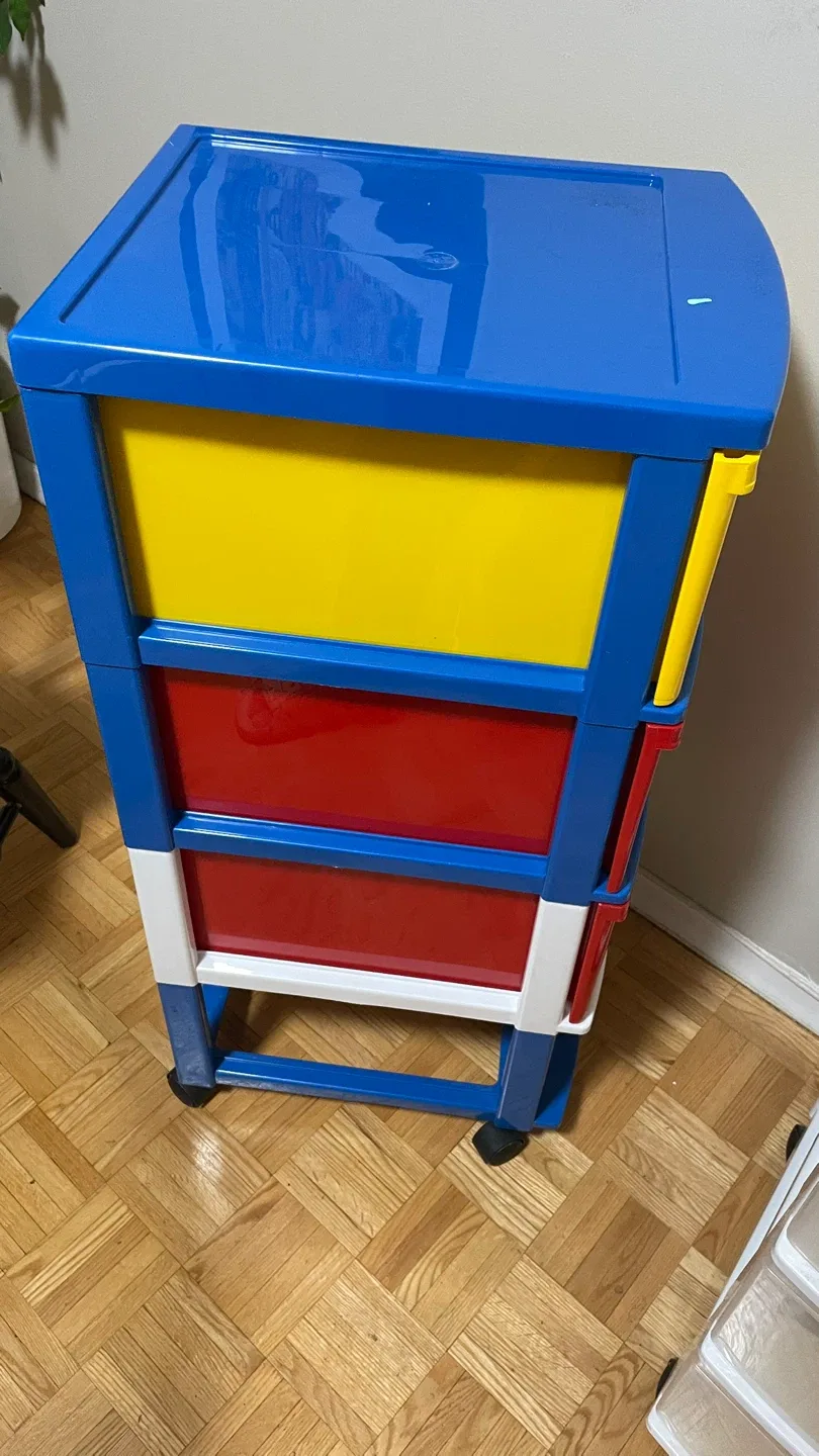 Storage Living 4-Drawer Rolling Cart image indicator(3)