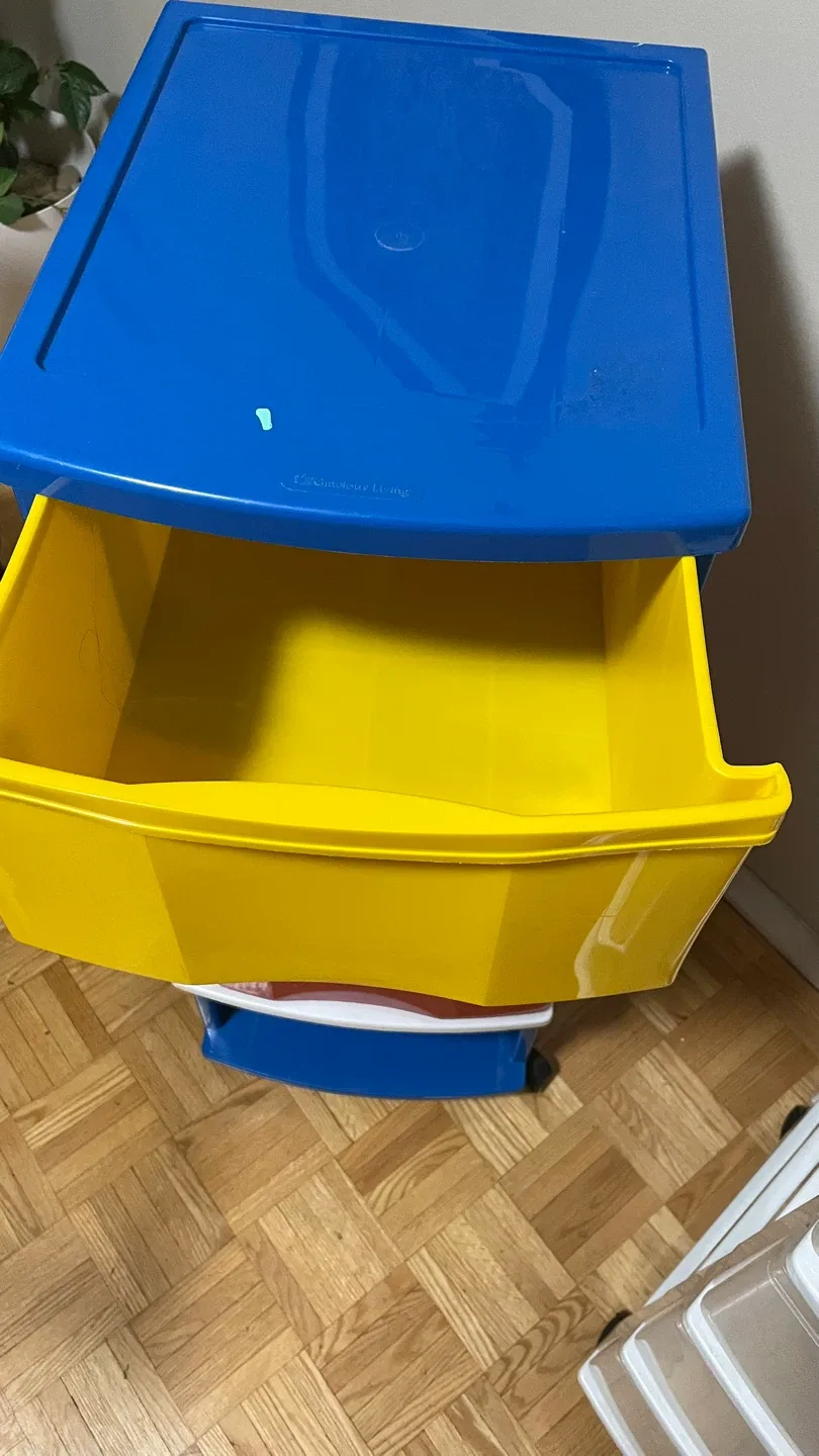 Storage Living 4-Drawer Rolling Cart image indicator(2)