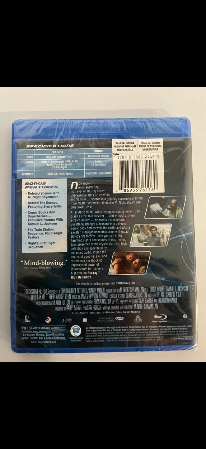 (NEW) Jurassic Park Trilogy and Unbreakable Movie - photo 3
