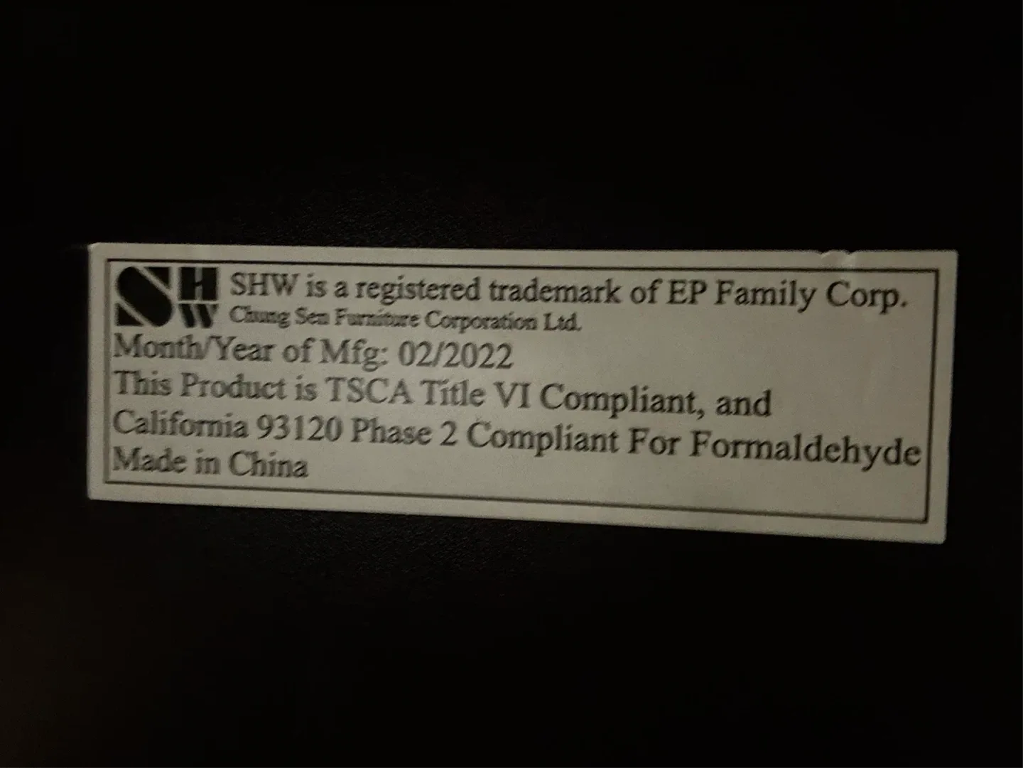 SHW Home Office Computer Desk - Black image indicator(3)