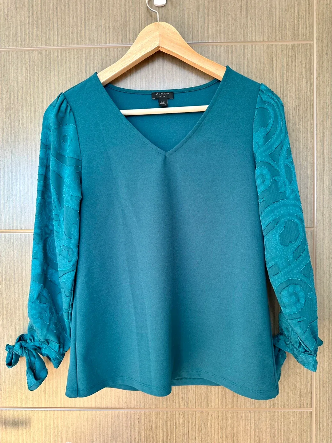 Ann Taylor Teal Blouse, XXSP