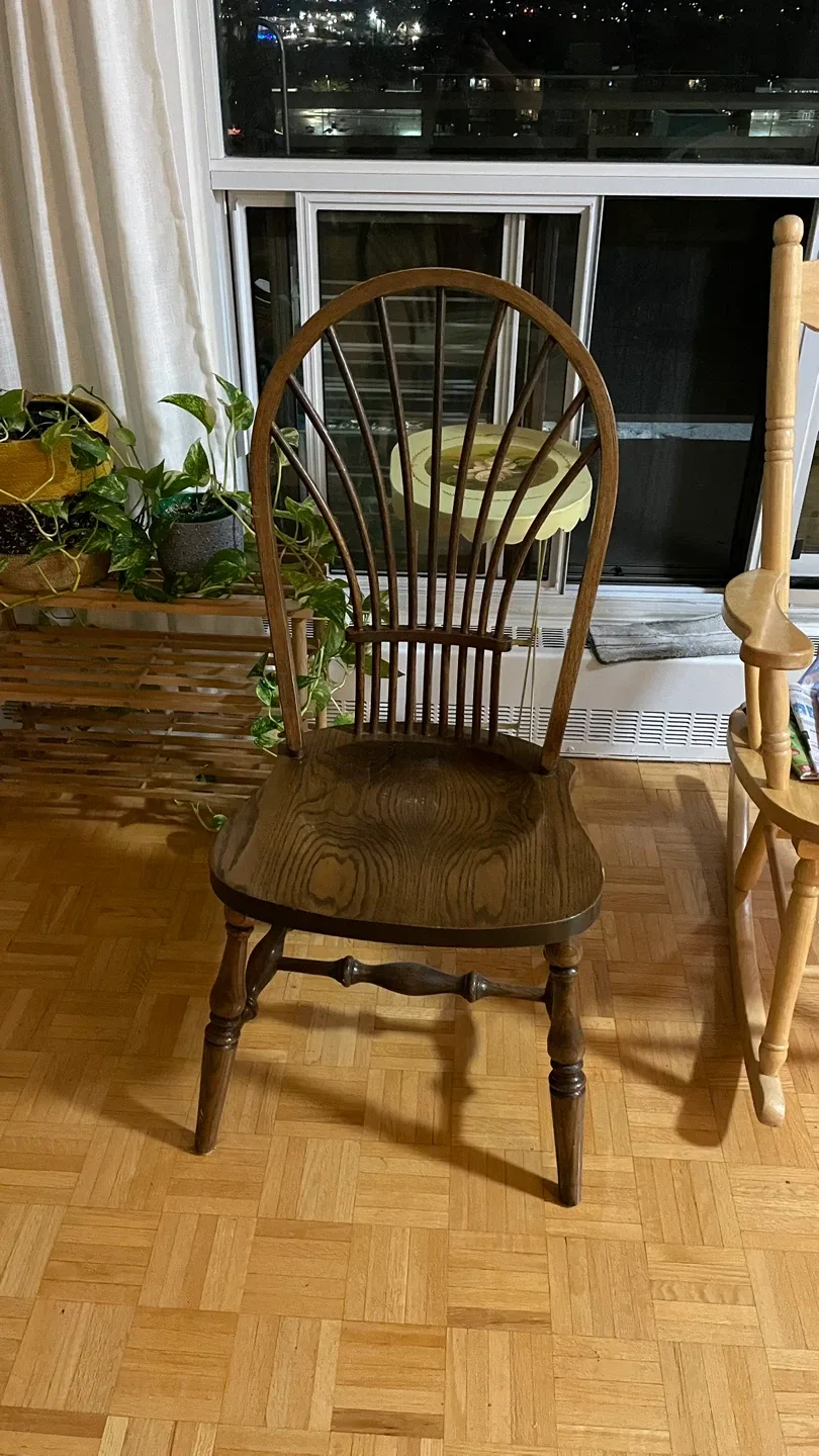 Wooden Windsor Style Chair