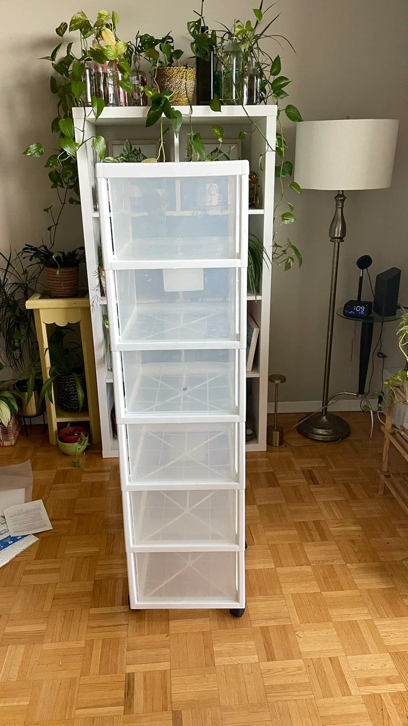 Gracious Living Storable Home 6 Drawer Wide Cart image indicator(3)