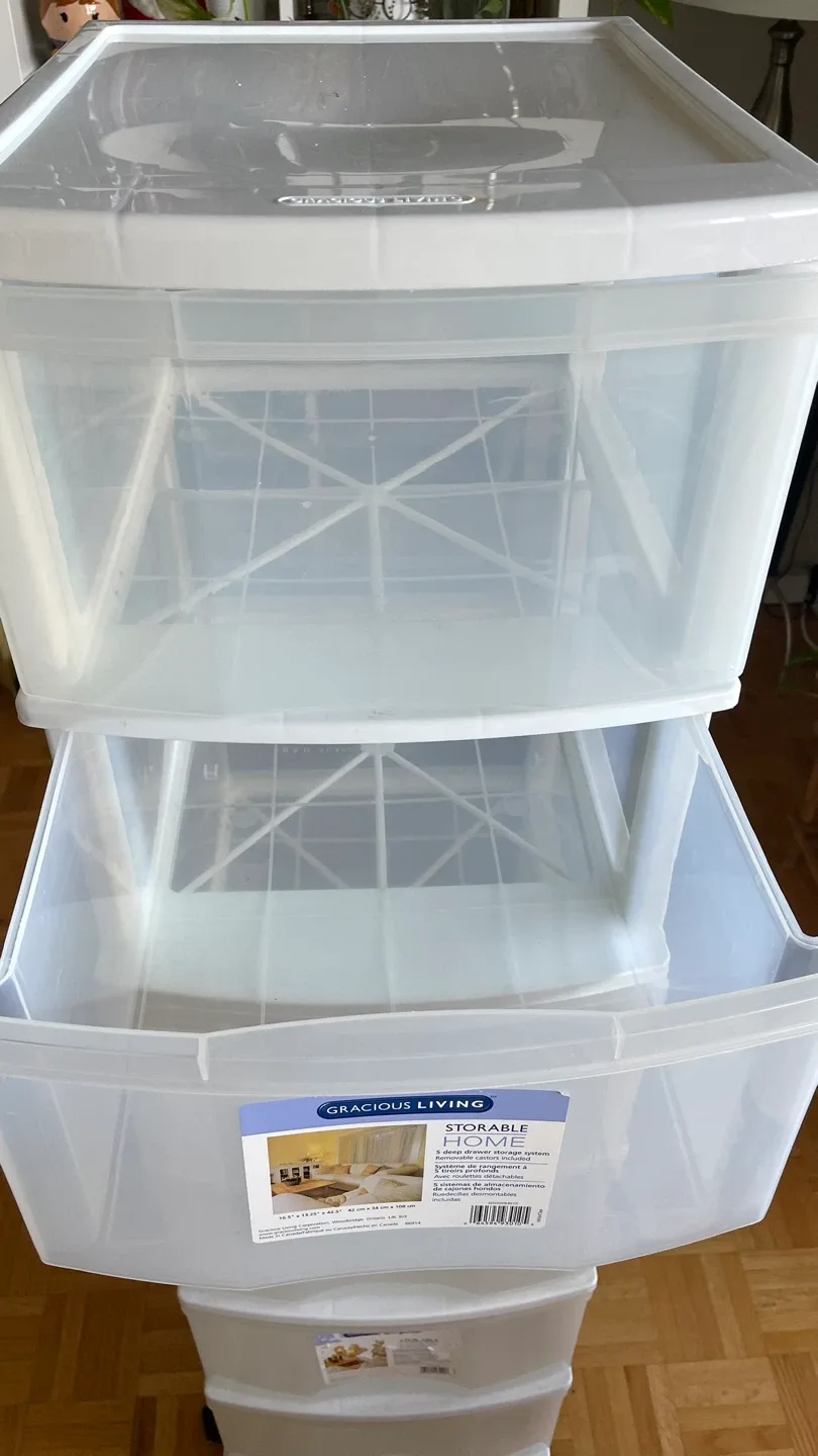 Gracious Living Storable Home 6 Drawer Wide Cart image indicator(2)