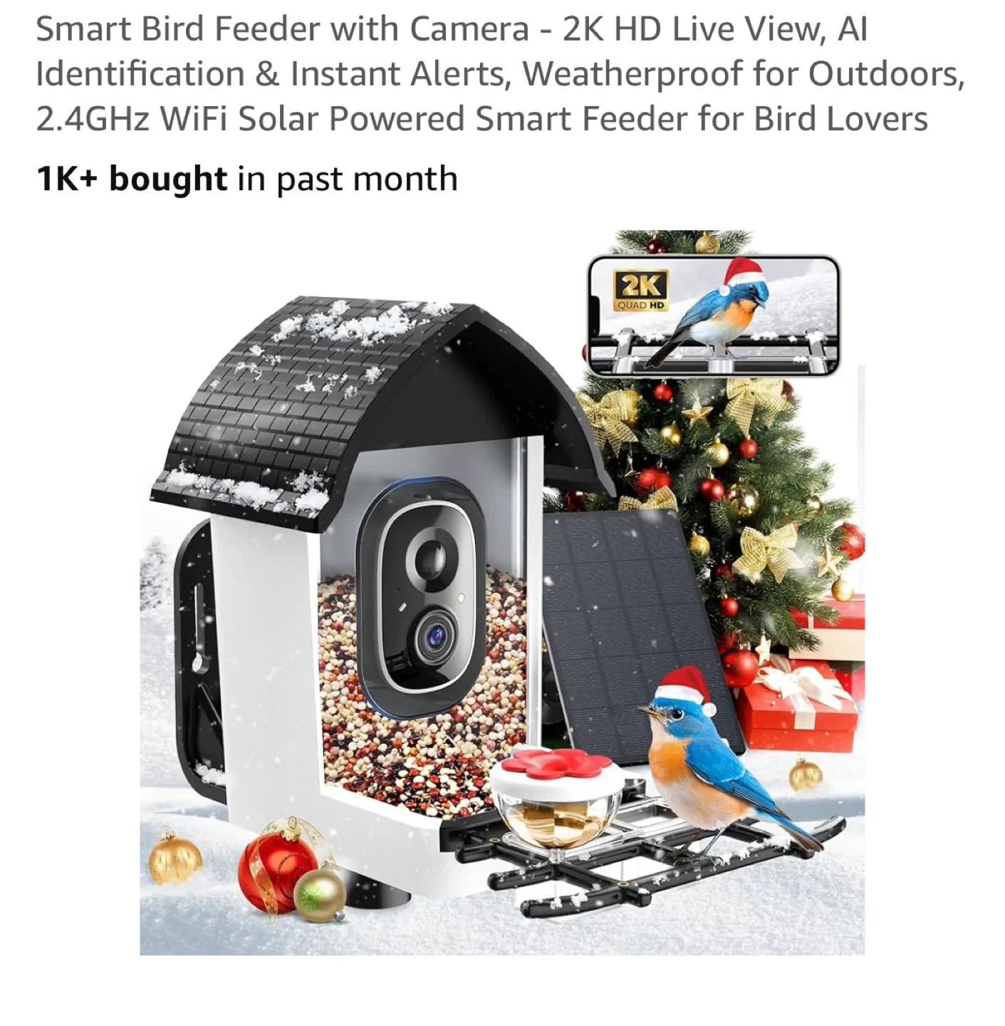 Brand new AI Smart Bird Feeder with Camera