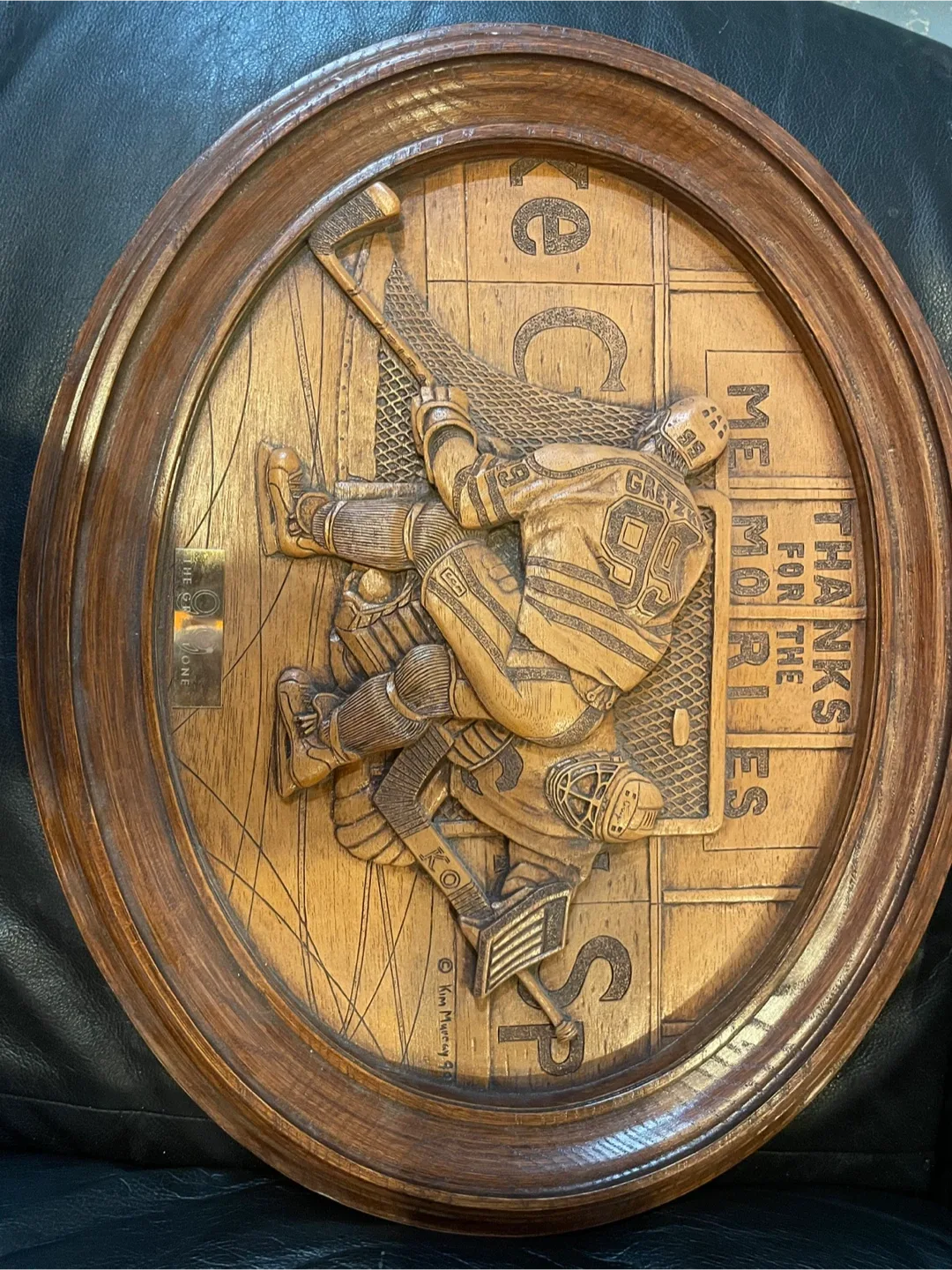 Wayne Gretzky wall plaque