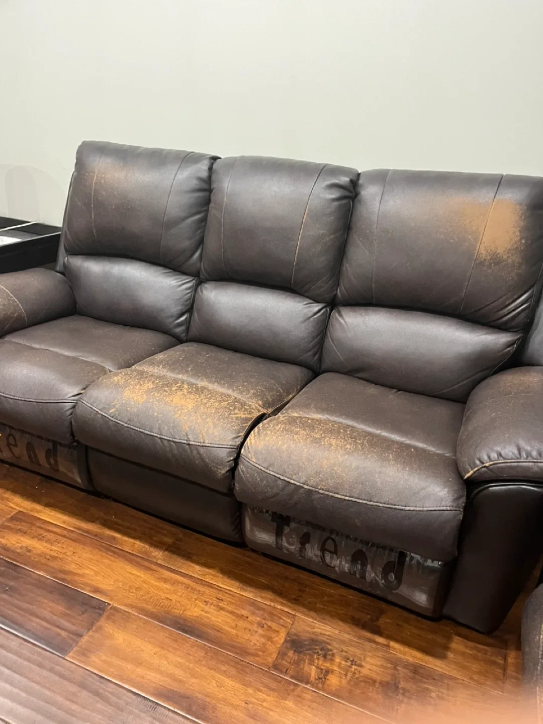 3 Piece Reclining Sofa Set - Brown