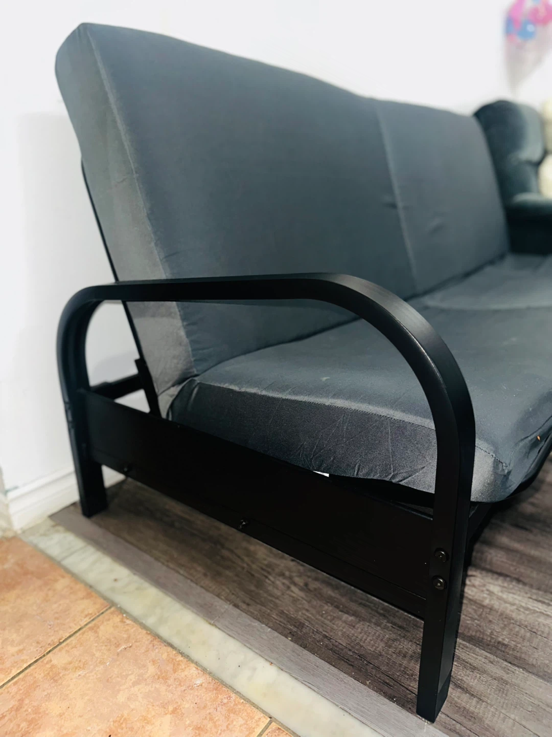 Grey Sofa-Bed