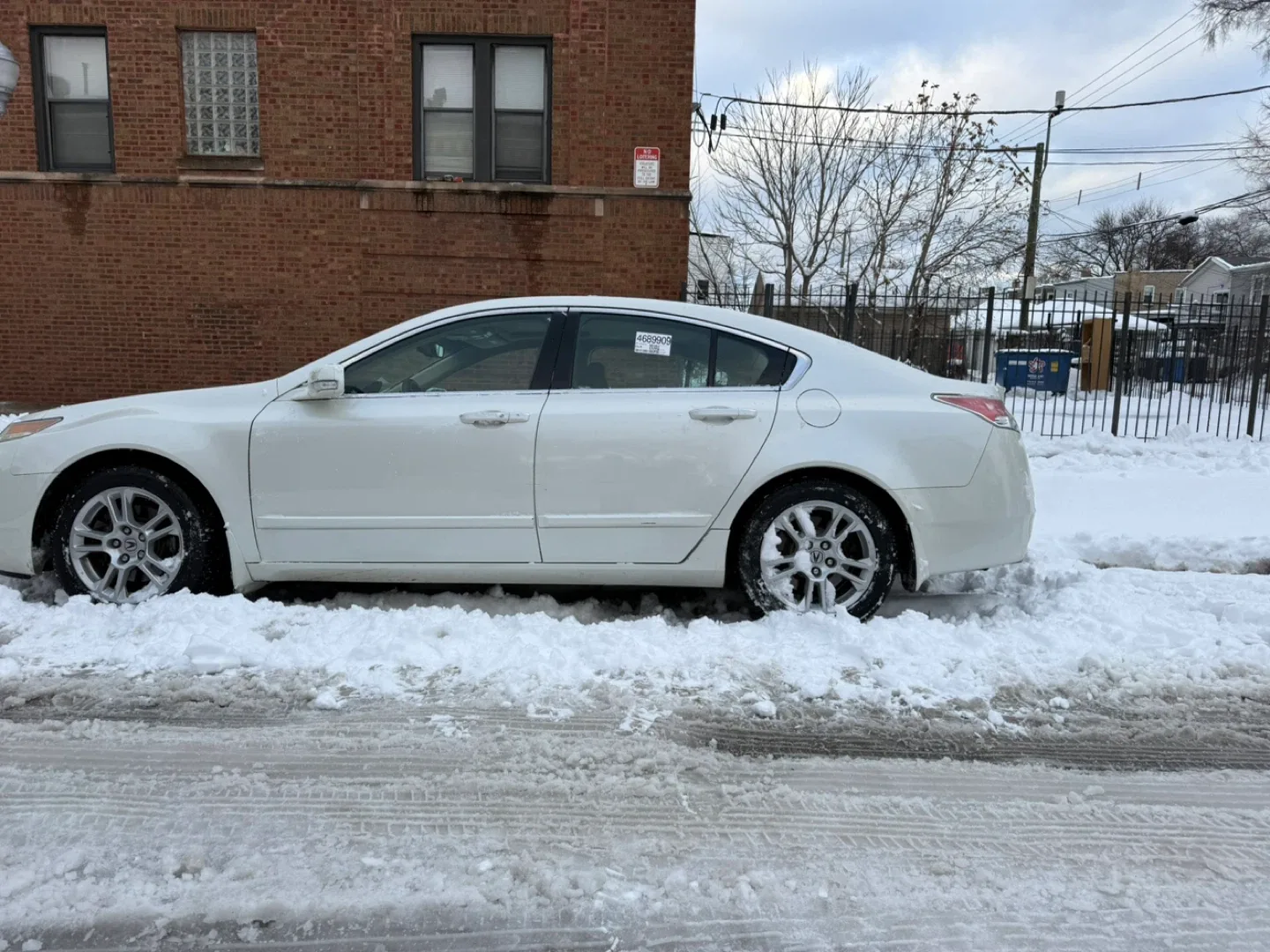 White Acura TL Sedan 2010