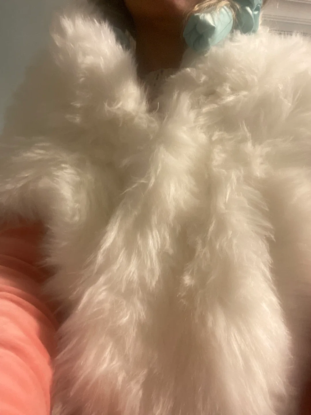 Faux Fur Boa & Acrylic Makeup Organizer image indicator(2)