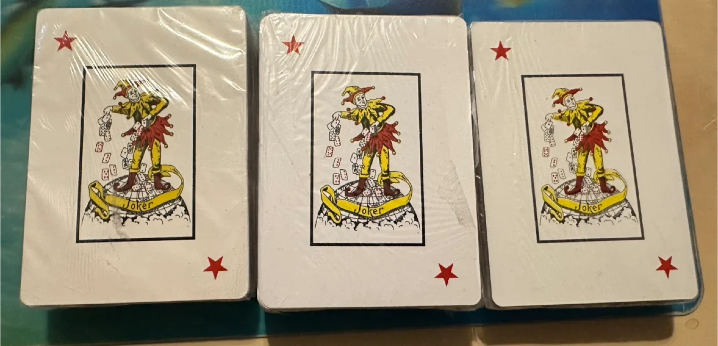 New Sealed Playing Cards - 3 Decks