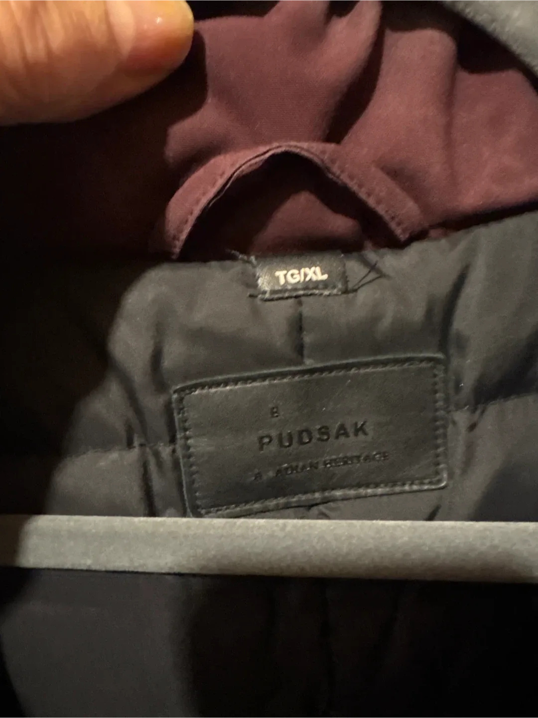 Classy Rudsak  Parka XL Burgundy image indicator(2)