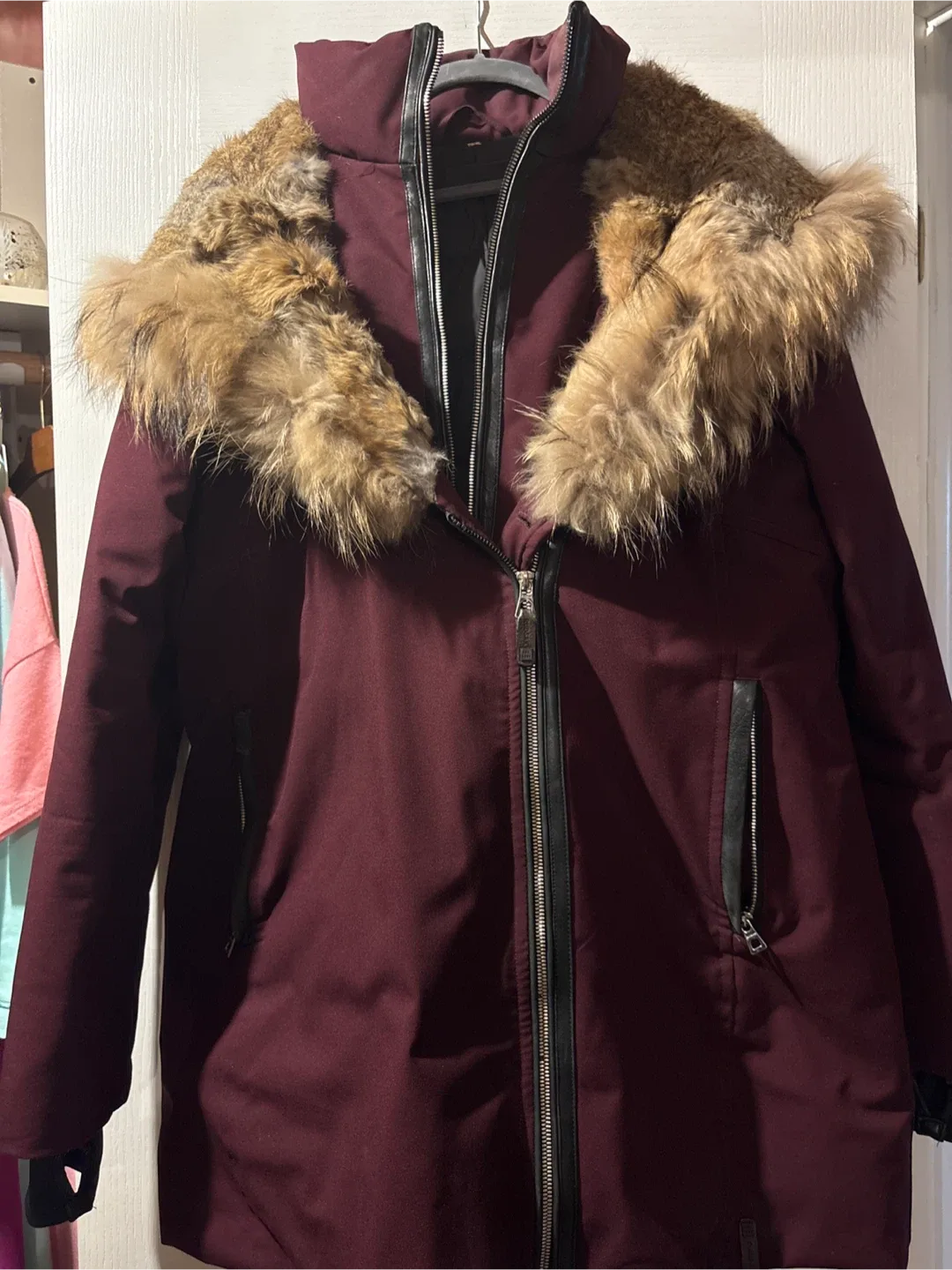Classy Rudsak  Parka XL Burgundy image indicator(5)