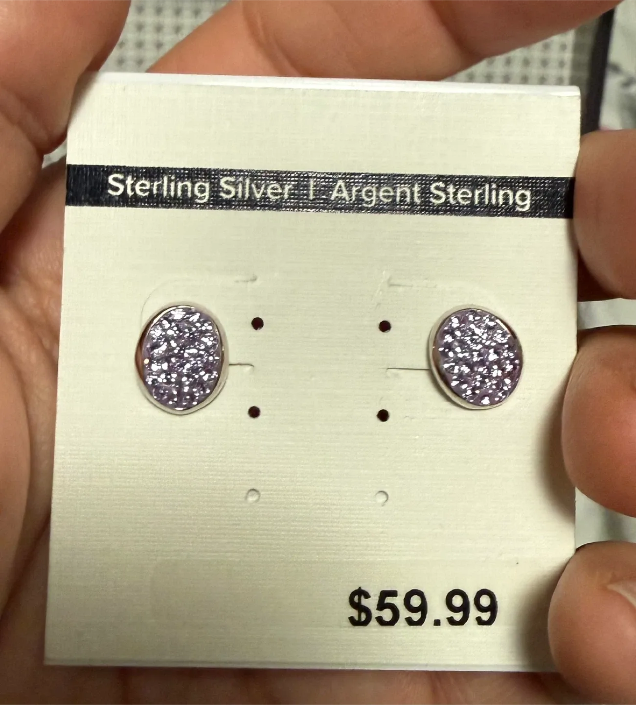 Sterling Silver Stud Earrings - New