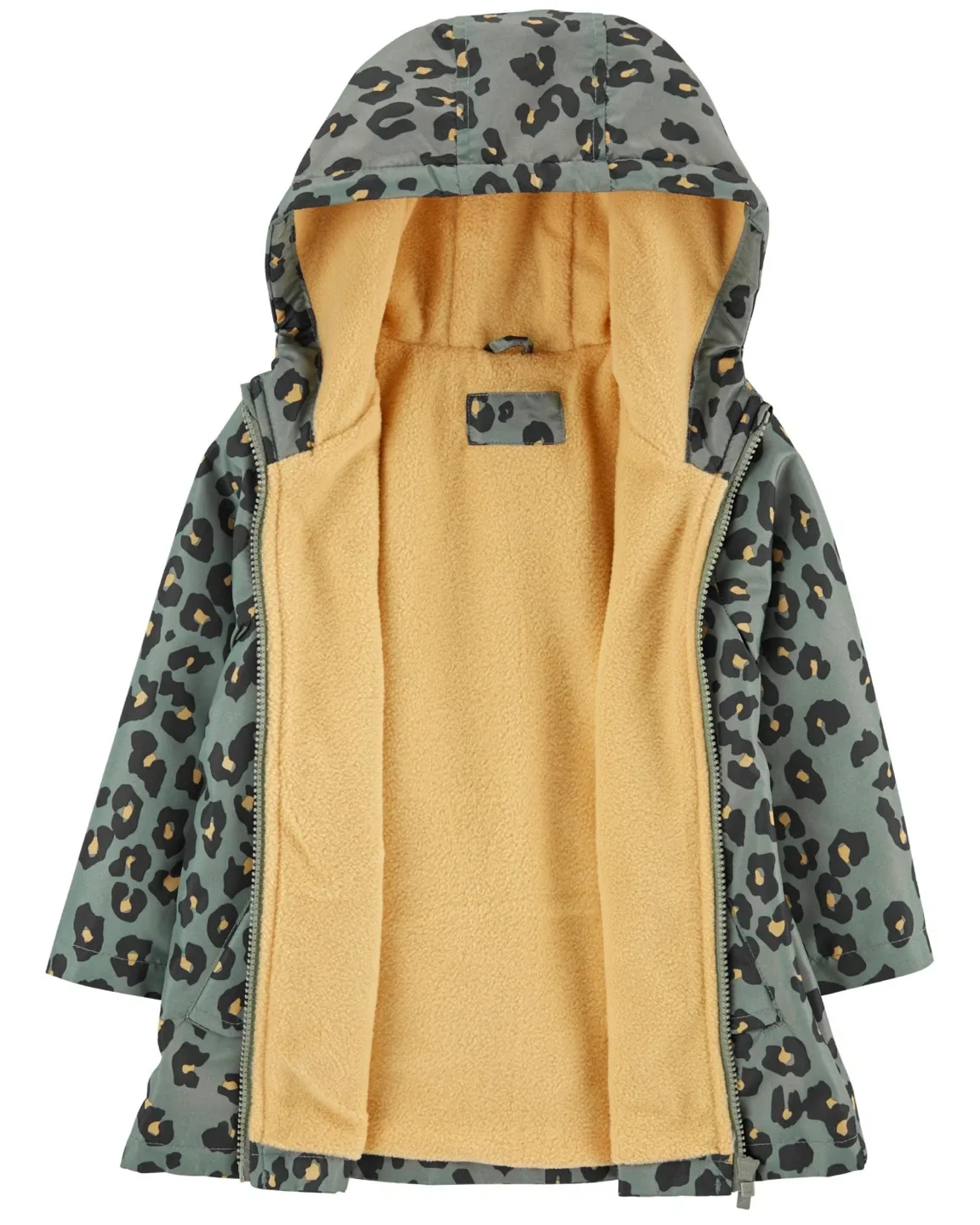 Kids Carter’s Leopard Print Rain Jacket - Size 4T image indicator(2)