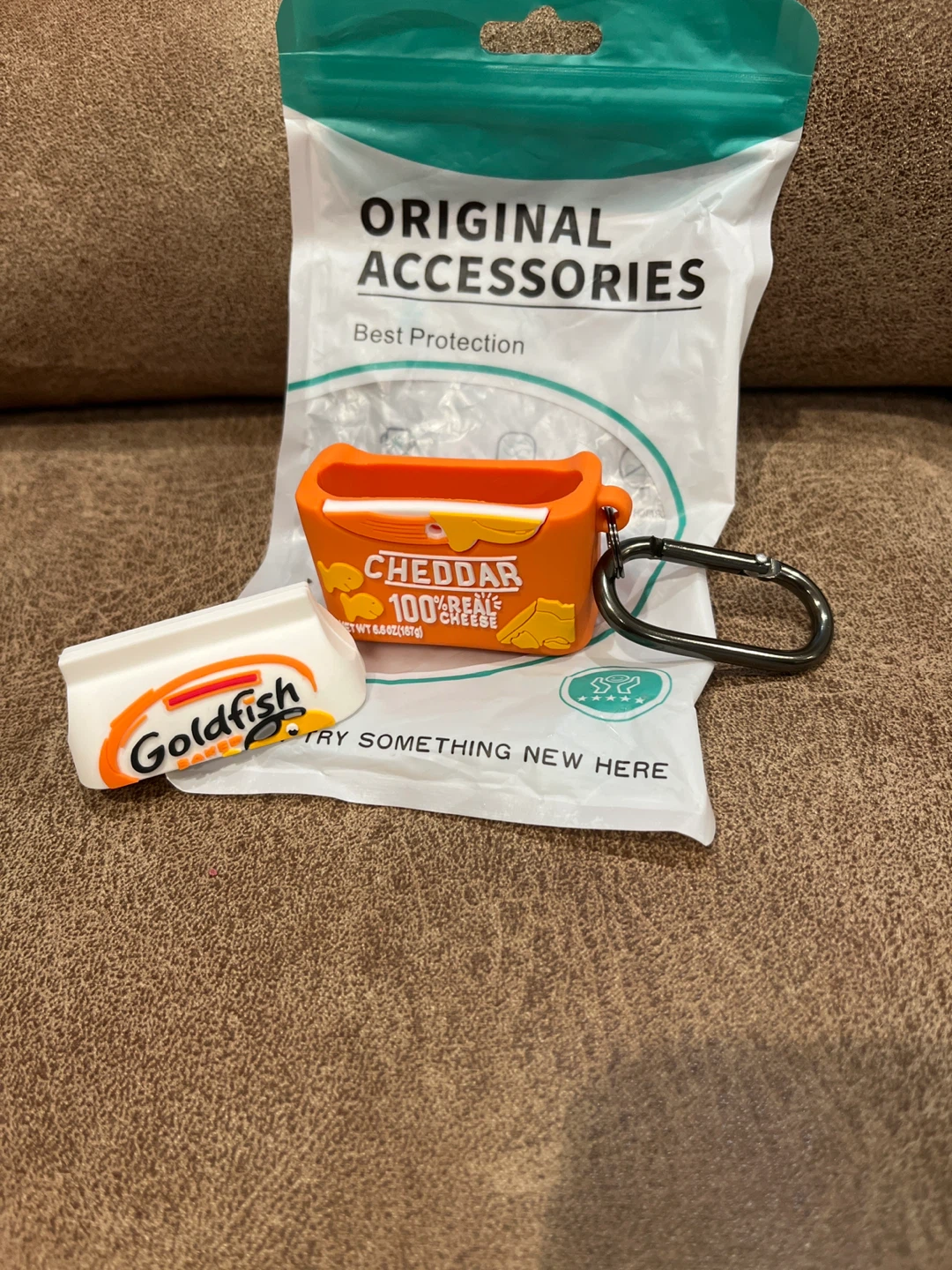 Goldfish Cheddar AirPods Case - photo 2