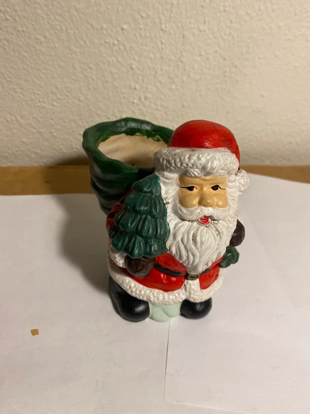 Santa Claus Christmas Ceramic Ornament