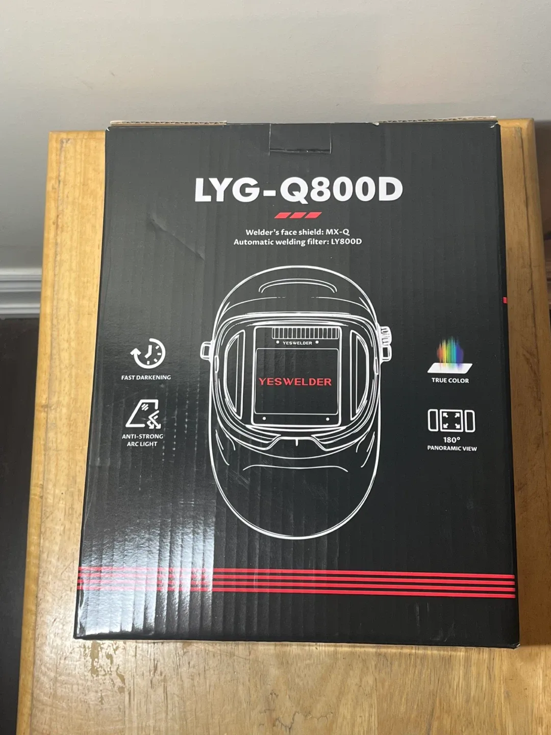 YESWELDER LYG-Q800D Welding Helmet - New in Box!